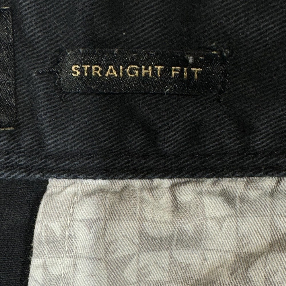 Quiksilver Shorts Mens 33 Black Straight Fit Chino Summer Casual Cotton Pockets - Picture 8 of 12